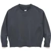 visvim Amplus Sb Sweat L/S (U.D.) Navy>Men Sweaters