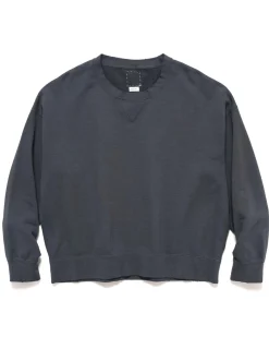 visvim Amplus Sb Sweat L/S (U.D.) Navy>Men Sweaters