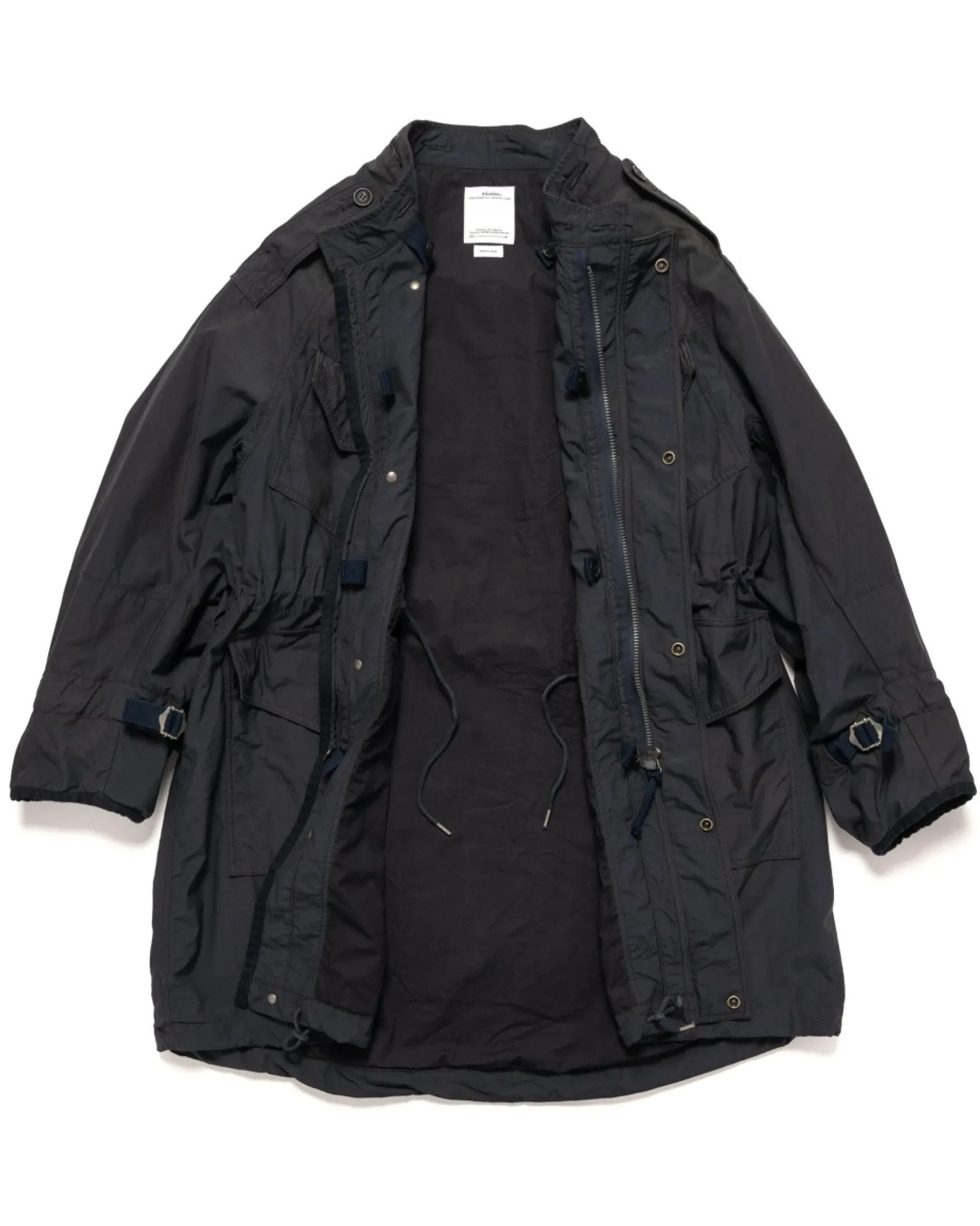 visvim Bega Combat Coat Navy>Men Outerwear