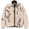 KAPITAL Beniourain Boa Fleece Reversible Blouson Ecru>Men Outerwear