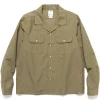 visvim Boomer Shirt L/S (W/L) Olive>Men Shirts