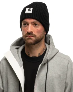 sacai Carhartt Wip Beanie Black>Men Headwear