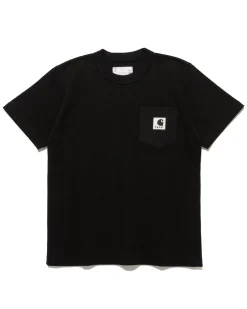 sacai Carhartt Wip T-Shirt Black>Men T-Shirts