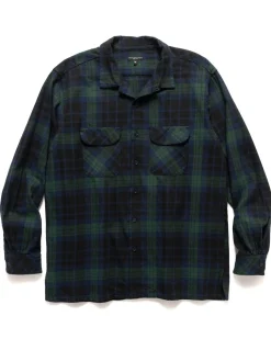 Engineered Garments Classic Shirt Cotton Flannel Blackwatch>Men Shirts