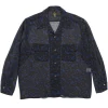Needles Classic Shirt-Poly Chiffon/Floral Printed Black>Men Shirts