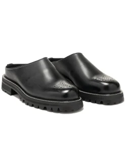 Hender Scheme Commando Mule Black/White>Men Footwear