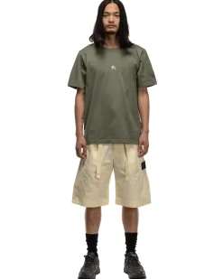 Stone Island Shadow Project Cotton Jersey Short Sleeve T-Shirt Mud>Men T-Shirts