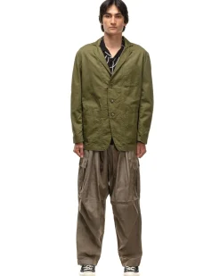 Kapital Cotton Linen Chino Cloth Randonneur Bike Jkt Khaki>Men Outerwear
