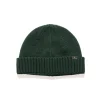 Stone Island Cotton Rib Yarn Beanie Bottle Green>Men Headwear