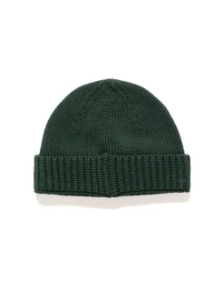 Stone Island Cotton Rib Yarn Beanie Bottle Green><noscript><img width=