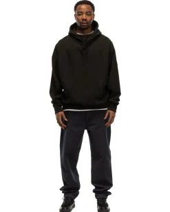 CAV EMPT Curved Switch Hooded Sweatshirt Black>Men Sweaters