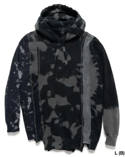 Needles 5 Cuts Hoody-B&W Mishmash><noscript><img width=