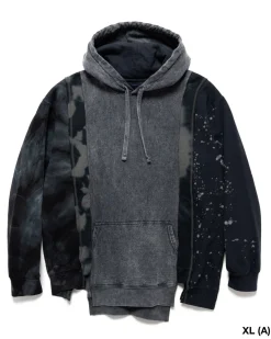 Needles 5 Cuts Hoody-B&W Mishmash><noscript><img width=