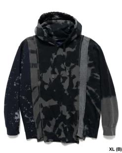 Needles 5 Cuts Hoody-B&W Mishmash><noscript><img width=