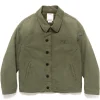 visvim Deckhand Light Jkt Olive>Men Outerwear