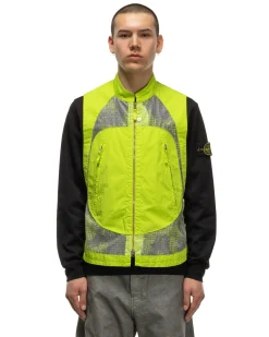 Stone Island Shadow Project Distorted Ripstop Organza-Tc Vest Pistachio><noscript><img width=
