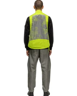 Stone Island Shadow Project Distorted Ripstop Organza-Tc Vest Pistachio><noscript><img width=
