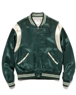 visvim Douglas Stadium Jkt Green>Men Outerwear