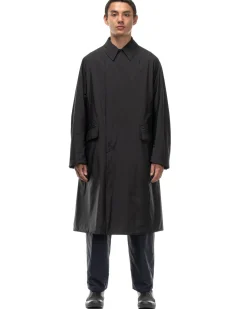 Teatora Dual Point Device Coat Black>Men Outerwear