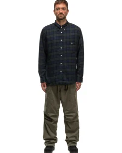 nonnative Dweller B.D. Shirt Cotton Tartan Check Black Watch>Men Shirts