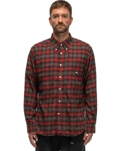 nonnative Dweller B.D. Shirt Cotton Tartan Check Red><noscript><img width=