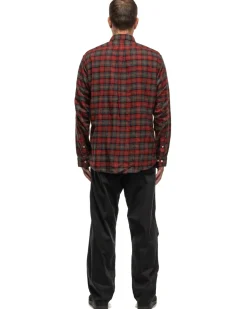 nonnative Dweller B.D. Shirt Cotton Tartan Check Red><noscript><img width=