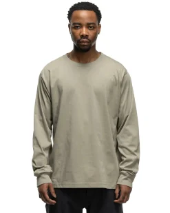 HAVEN Excel Relaxed Fit T-Shirt L/S-Siro Cotton Jersey Sage><noscript><img width=
