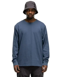 HAVEN Excel Relaxed Fit T-Shirt L/S-Siro Cotton Jersey Nightshadow><noscript><img width=