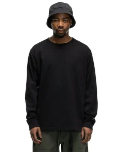 HAVEN Excel Relaxed Fit T-Shirt L/S-Siro Cotton Jersey Black><noscript><img width=