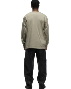 HAVEN Excel Relaxed Fit T-Shirt L/S-Siro Cotton Jersey Sage><noscript><img width=