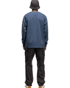 HAVEN Excel Relaxed Fit T-Shirt L/S-Siro Cotton Jersey Nightshadow><noscript><img width=