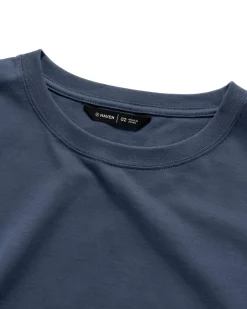 HAVEN Excel Relaxed Fit T-Shirt L/S-Siro Cotton Jersey Nightshadow><noscript><img width=