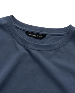HAVEN Excel Relaxed Fit T-Shirt S/S-Siro Cotton Jersey Nightshadow><noscript><img width=