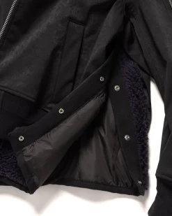 sacai Faux Suede Mix Blouson Black><noscript><img width=