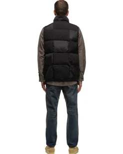 sacai Faux Suede Mix Vest Black><noscript><img width=