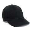 HAVEN Field Cap-Duca Visconti Emerized Cotton Twill Black>Men Headwear