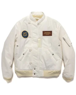 Human Made Flight Jacket White>Men Outerwear