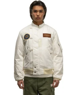 Human Made Flight Jacket White><noscript><img width=