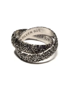 MAPLE Floral Linked Ring Silver 925>Men Accessories