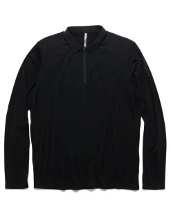 Veilance Frame Ls Polo Black>Men Shirts