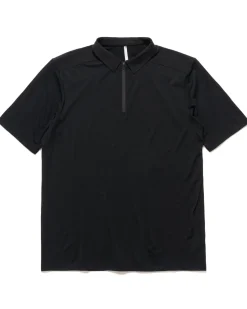 Veilance Frame Ss Polo Shirt Black>Men T-Shirts