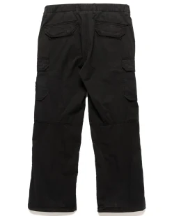 Stone Island Gabardine Cotton Stretch Cargo Pants Black><noscript><img width=