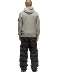 Stone Island Garment Dyed Cotton Fleece Hoodie Melange Grey><noscript><img width=