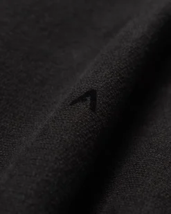 ATON Garment Dyed Urake Hoodie Black><noscript><img width=