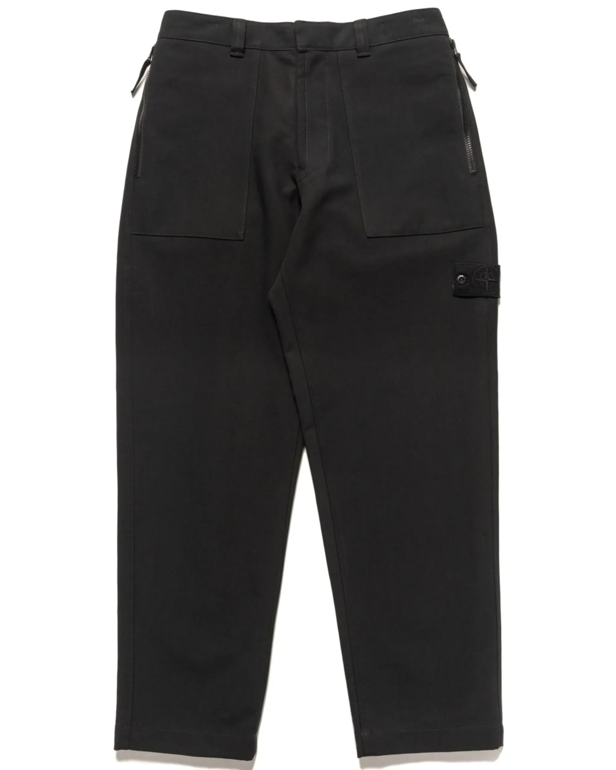 Stone Island Ghost Piece Baker Pants Black>Men Bottoms