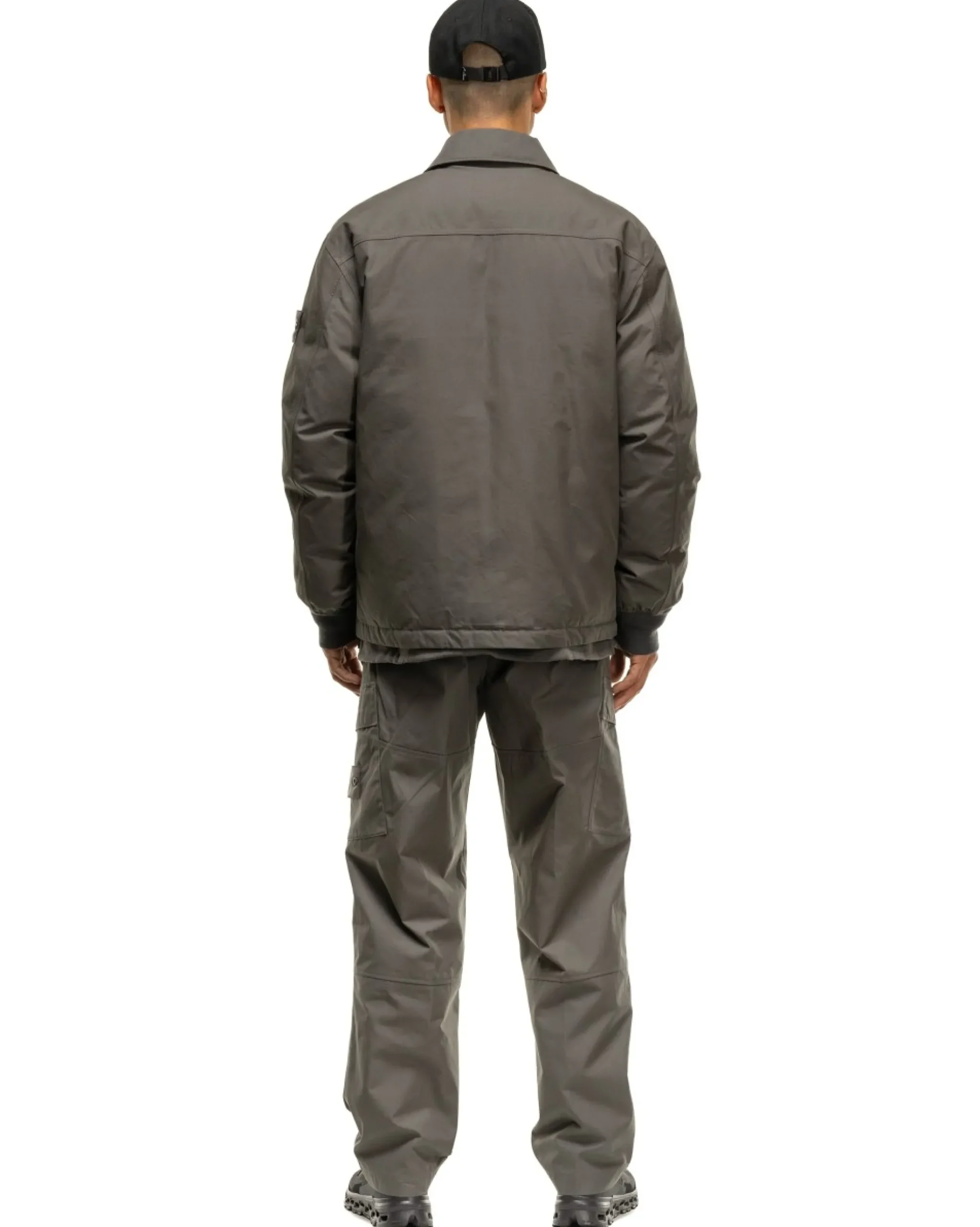 Stone Island Ghost Piece O-Ventile Down Jacket Dark Grey>Men Outerwear