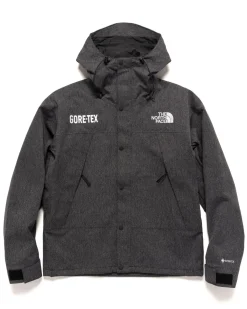 The North Face Gtx Mountain Jacket Black Denim>Men Outerwear