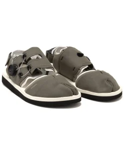 Suicoke Haku-Ab Gray/White>Men Footwear