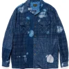 KAPITAL Idg Patchwork Nora-Dot Board Shirt Idg>Men Shirts