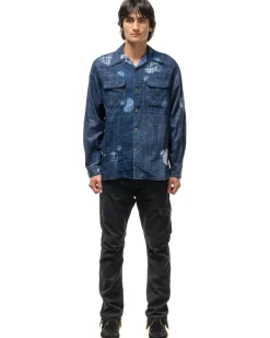 KAPITAL Idg Patchwork Nora-Dot Board Shirt Idg>Men Shirts